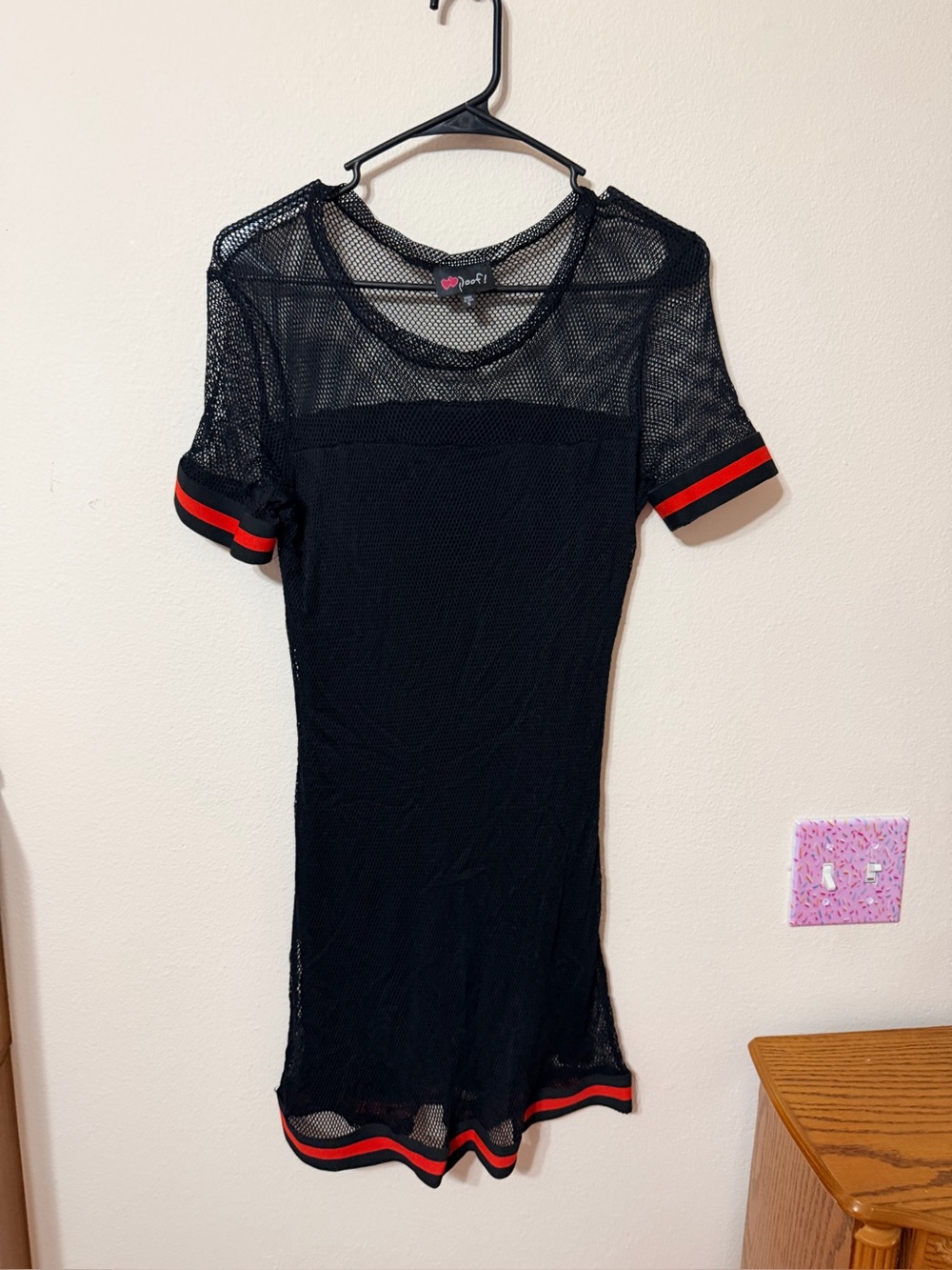 Poof! mesh sporty dress size Small
